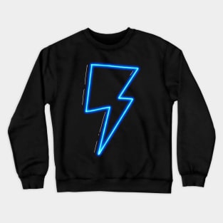 lightning bolt blue Crewneck Sweatshirt